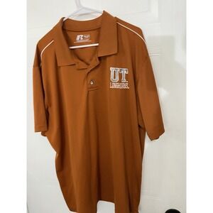 Russell UT Longhorns Embroidered University of Texas  Shirt Size 2X. 0111